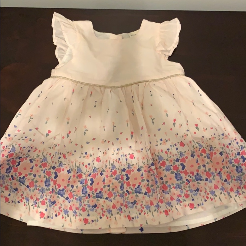 Pale pink floral baby b’gosh dress